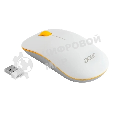 Мышь беспроводная Acer OMR200 желтый, 1200 dpi, радиоканал, USB, кнопки - 3
