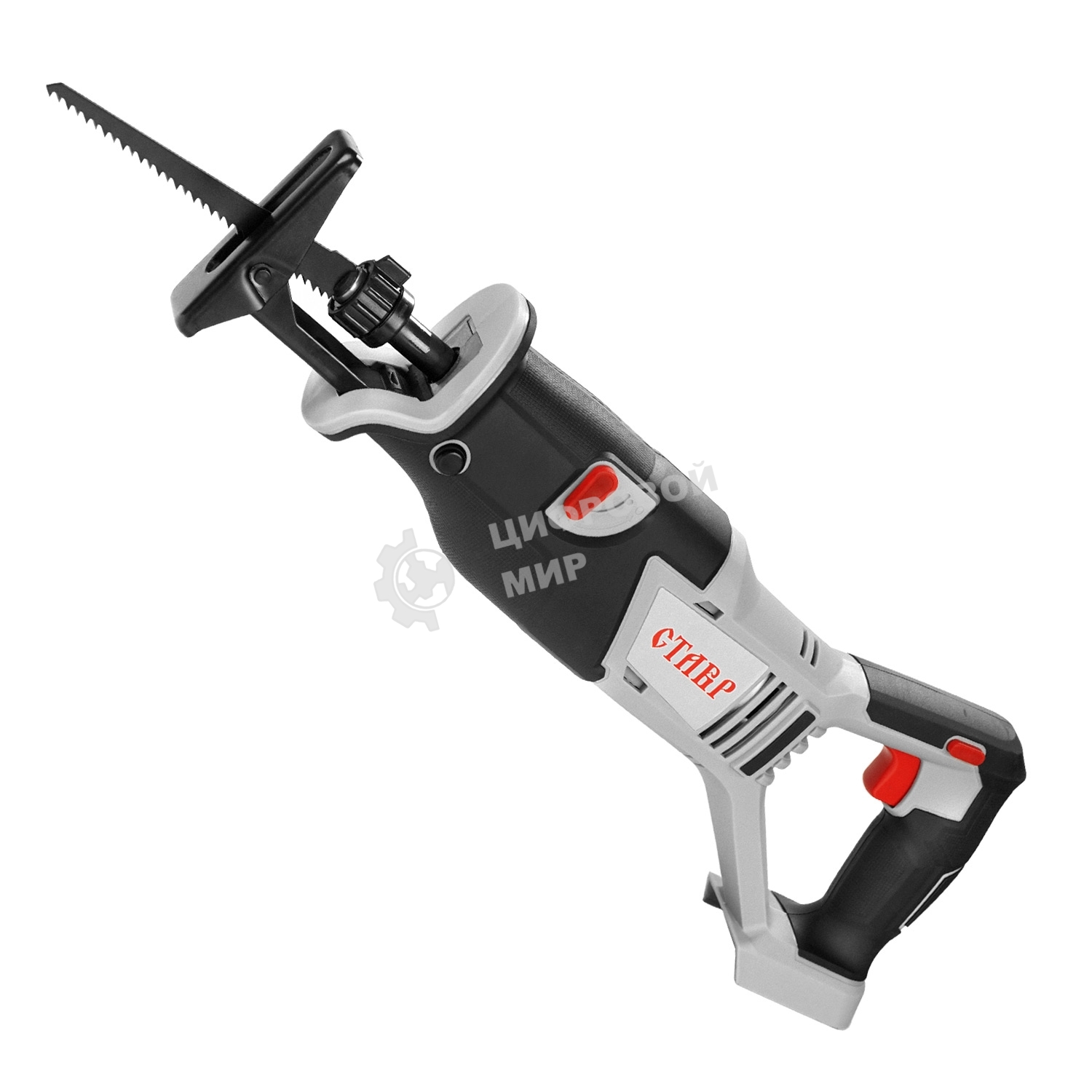 Пила сабельная аккумуляторная Ставр ПСА-110/20, 20Вольт, частота хода 0-3000ход/мин, ход пильного полотна 20мм, быстрозажимной патрон, макс глубина пропила 110мм