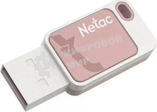 Флешка USB Netac UA31 (NT03UA31N-016G-20P), 16Gb, USB 2.0, R/W 110/45, розовый/белый