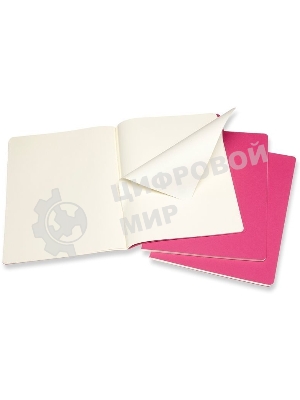 Блокнот Moleskine Cahier Journal, 120 стр, без разлиновки, розовый неон ch023d17