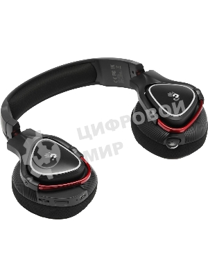 Гарнитура Bloody MR720 чёрный, беспроводная + проводная, радиоканал/Bluetooth/mini jack 3.5 мм, до 44 ч, подсветка