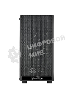 Компьютерный корпус Silverstone SST-PS15B-PRO Precision Mini Tower Micro ATX Computer Case, tempered glass, 2x 120мм ARGb, 1x ARGb Controller, black