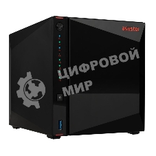 Сетевой накопитель ASUSTOR AS5404T 2-Bay NAS/Media player/Intel Celeron N5105 2.0GHz up to 2.9GHz, 4Gb SO-DIMM DDR4, noHDD(HDD,SSD),/2x 2,5Gb (LAN)/3xUSB3.2,HDMI; 90IX01R1-BW3S40