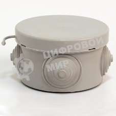 Коробка распределительная TOKOV ELECTRIC ОП 65х40 мм 4 каб. вводов IP54 серый (круг.)