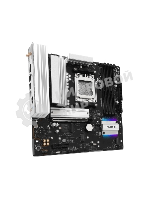 Материнская плата ASROCK A620AM Pro RS WiFi, AM5, AMD A620, 4xDDR5, 2xSATA, 3xM.2, 1xPCIe 4.0 x16, 1xPCIe 3.0 x2, 1xDP, 1xHDMI, 1x2.5Gb LAN, Wi-Fi 6E, Bluetooth 5.2, 1xUSB-C 5Gbps, 3xUSB-A 5Gbps, 4xUSB-A 2.0, 3x3.5 мм, 7.1, mATX