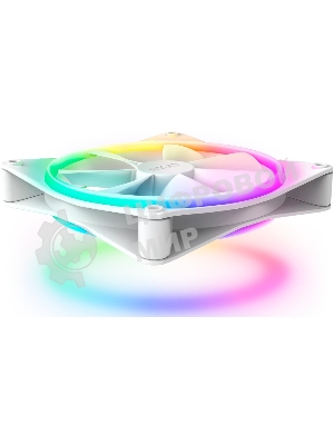 Вентилятор для корпуса Case Cooler NZXT F140 RGb Duo (140x140x25мм, 4-pin PWM, RGb, 84.75CFM, 36dBA, 1800RPM, белый)