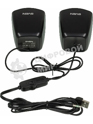 Акустическая система SVEN 120 2.0 черный 5Вт