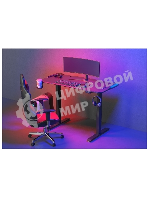 Стол игровой Cactus CS-ED-GbK столешница МДФ карбон, каркас черный