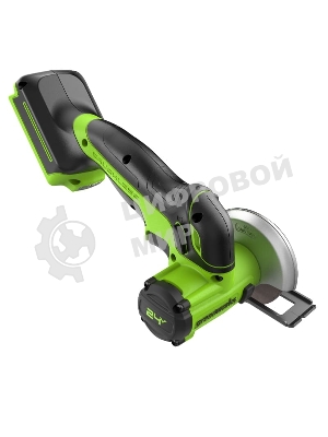 Угловая шлифовальная машина аккумуляторная GreenWorks GD24UCS, 24V, без АКБ и ЗУ (3402007)