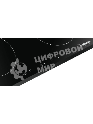 Индукционная варочная панель Hansa BHI68508, конфорок: 4 шт., стеклокерамика, независимая, черный