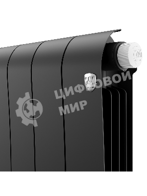 Радиатор биметаллический Royal Thermo Infinity 300 Noir Sable VR80 - 6 секц.
