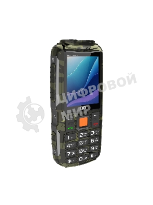 Мобильный телефон BQ 2430L Tank Connect камуфляж/серый