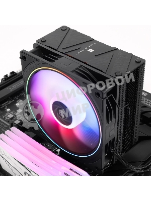 Устройство охлаждения(кулер) Thermalright Assassin Spirit 120 Soc-AM5/AM4/1151/1200/1700 черный 4-pin 25.6dB Al+Cu 900gr Ret (AS120-EVO)