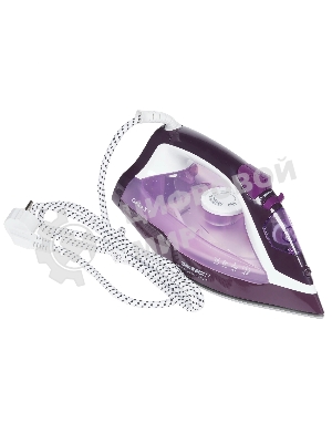 Утюг Galaxy Line GL 6124 фиолетовый/белый, 2500 Вт, 50 г/мин, 230 г/мин, 370 мл