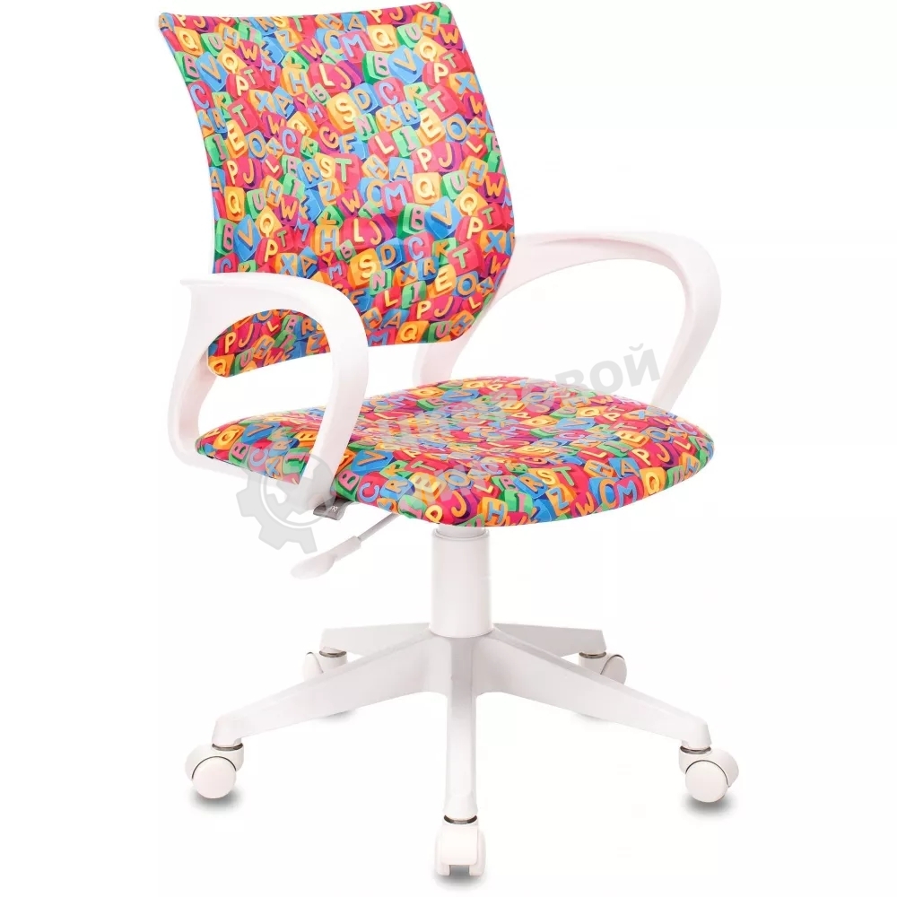 Кресло Бюрократ BuroKIDS 1 W мультиколор, ткань, 120 кг