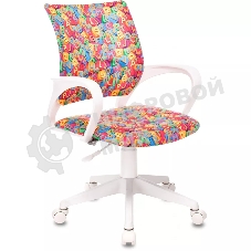 Кресло Бюрократ BuroKIDS 1 W мультиколор, ткань, 120 кг