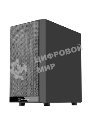 Компьютерный корпус Silverstone SST-PS15B-PRO Precision Mini Tower Micro ATX Computer Case, tempered glass, 2x 120мм ARGb, 1x ARGb Controller, black