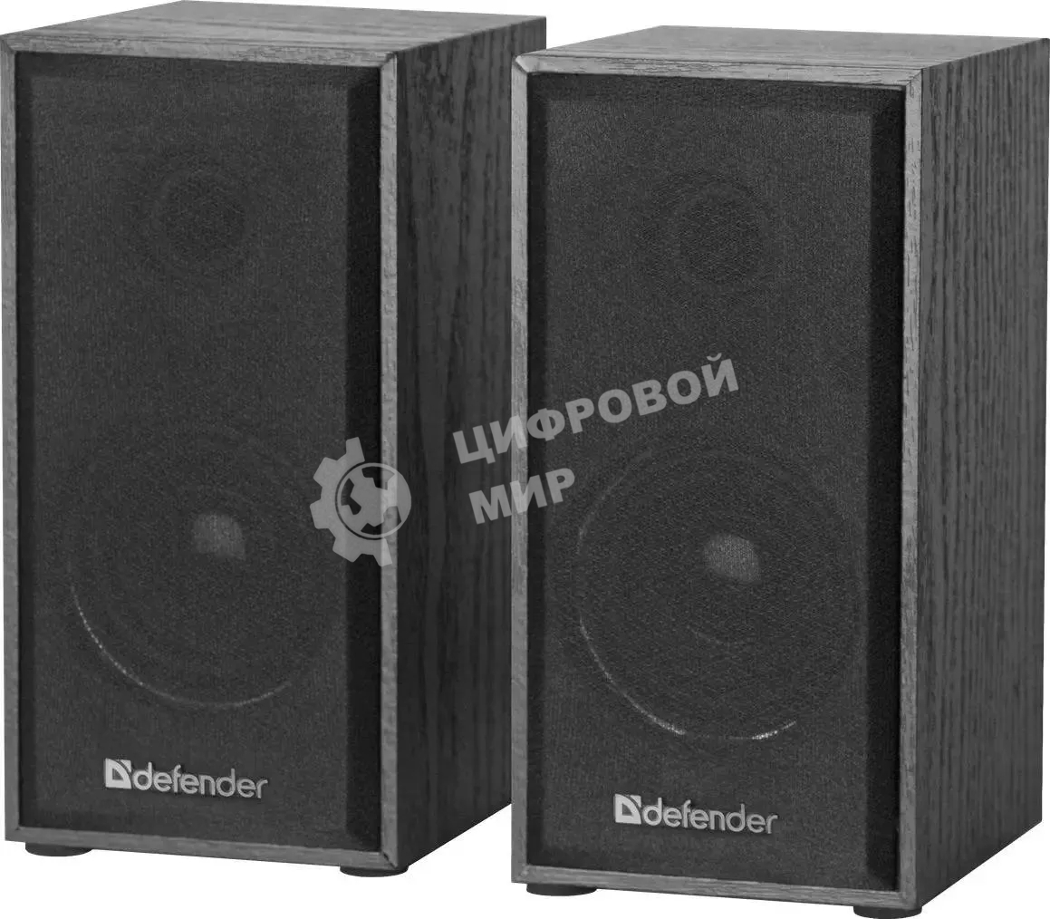 Акустическая система Defender SPK-240 2.0 черный (2x3 Вт, USB пит, раз. д. науш.)
