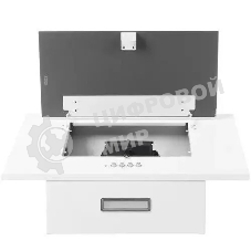 Вытяжка наклонная Elikor Коралл 50П-430-К3Д белый, 49 см, 430 куб. м/ч, 54 дБ