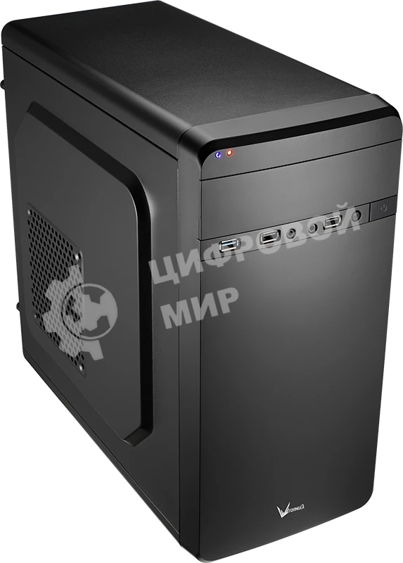 Компьютерный корпус Aerocool/Formula Qs-180 черный без БП mATX 1x80мм 2xUSB 2.0 1xUSB 3.0 audio