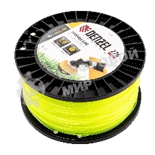 Леска для триммера Denzel круглая, 2,0мм х 276м, на DIN катушке FLEX CORD