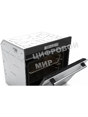 Духовой шкаф электрический Hyundai HEO 6773 IX черный/нержавеющая сталь