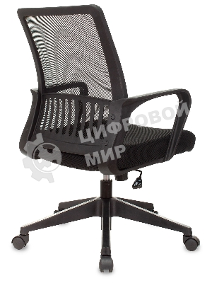 Кресло Бюрократ MC-201/TW-11 черный, сетка, 120 кг, механизм качания