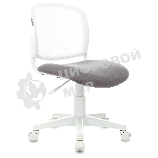 Кресло Бюрократ CH-W296NX белый, сетка, 120 кг