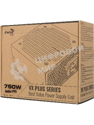 Блок питания Aerocool/Formula VX-750 PLUS, 750Вт 120мм, черный