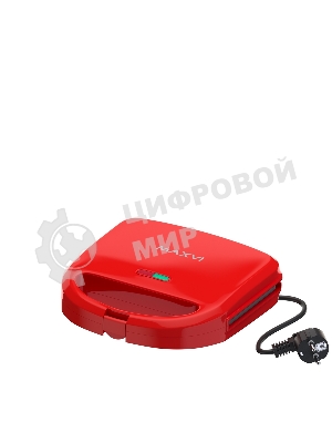 Вафельница Maxvi SM752P красный