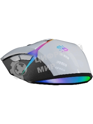 Мышь проводная A4Tech Bloody W60 Max белый, 10000 dpi, USB, кнопки - 10