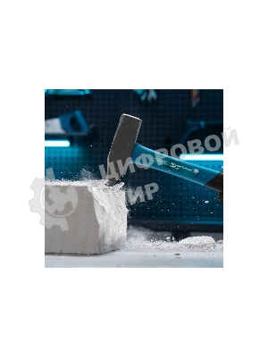 Молоток слесарный Gross 10279 1000 г, квадратный боек, фиберглассовая обрезиненная рукоятка