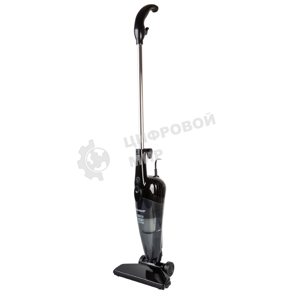 Пылесос вертикальный Endever Skyclean VC 284 серый, питание от сети, 130 Вт, уборка сухая, пылесборник 1.9 л