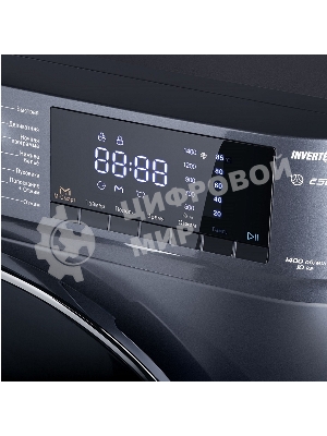 Стиральная машина Maunfeld MFWM1410SB02 темно-серебристый, загрузка фронтальная 10 кг, 1400 об/мин., класс: А+++