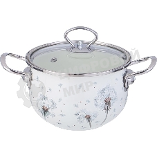 Кастрюля Agness 943-056 DANDELION со ст.крышкой 2л