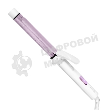 Щипцы для завивки волос Centek CT-2096 белый/сиреневый, 25 мм, 210 °C, 5 режимов