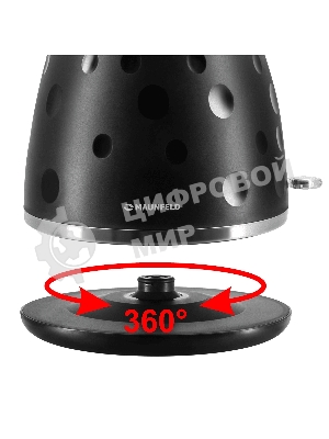 Чайник электрический Maunfeld MFK-647BK черный с хромированными элементами