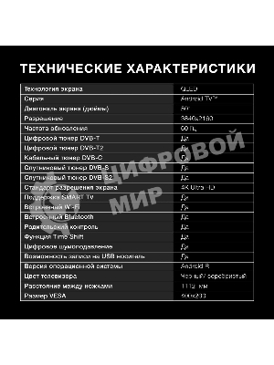 Телевизор Hyundai 50