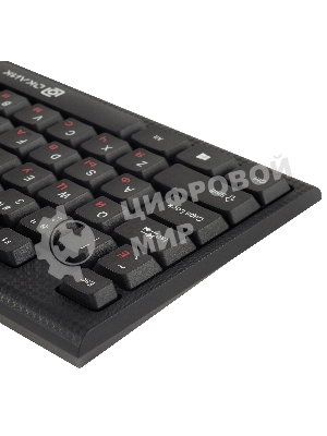 Комплект клавиатура+мышь Oklick 630M проводной, USB, 1600 DPI, чёрный