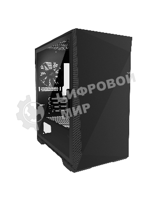 Компьютерный корпус ZALMAN Z1 ICEBERG, MicroATX, черный, WINDOW, 2xCOMBO (3.5