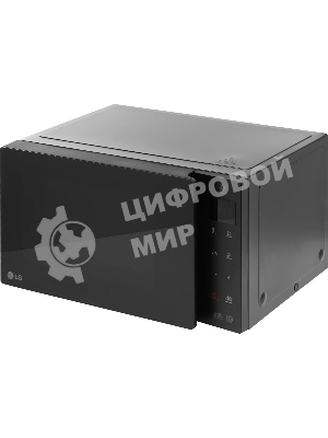 Микроволновая печь LG MW25R35GIS черный, 25 л, 1000 Вт, переключатели - сенсор
