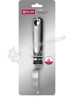 Овощечистка Rondell Craft RD-1875 черный/стальной упак.: картонная подложка