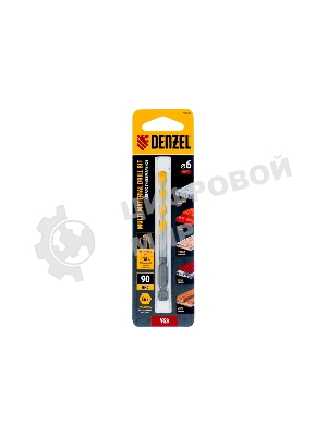 Сверло универсальное Denzel Multi cut, 6 мм