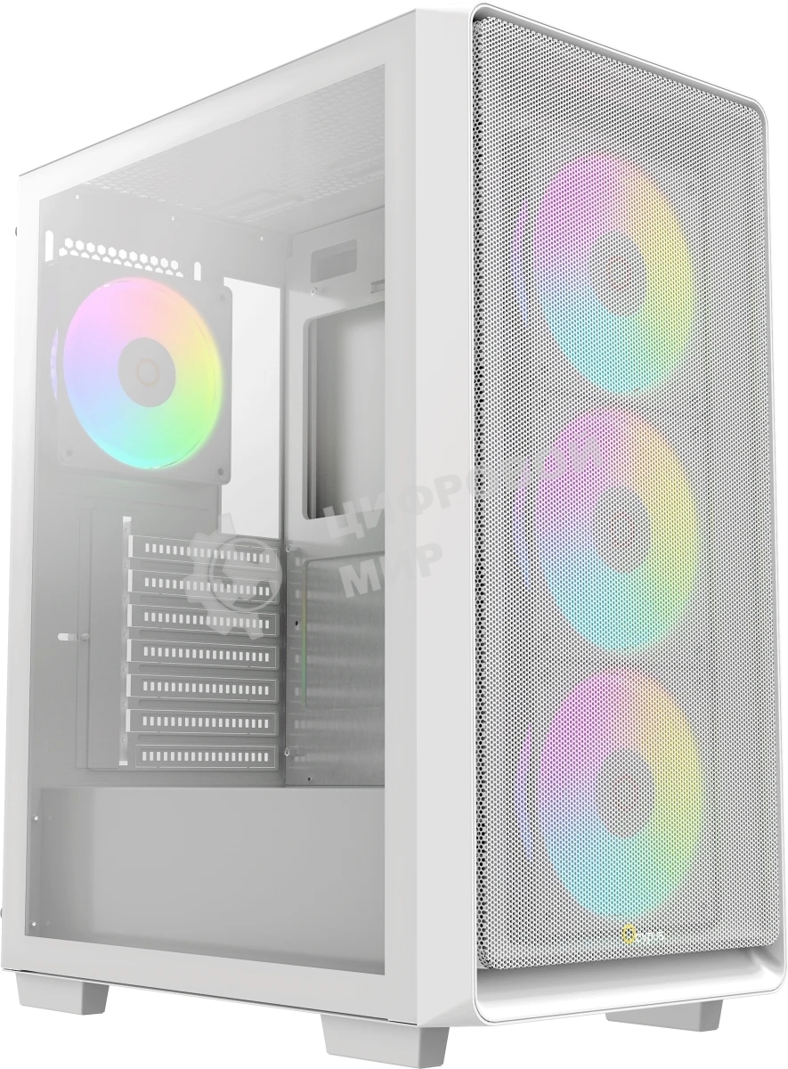 Корпус Ocypus Gamma C60 WH ARGB ATX без БП (Gamma-C60-WHG400XX-GL)