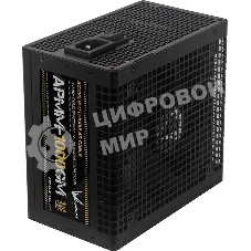 Блок питания Aerocool/Formula ATX 1000W APMM-1000GM Gen.5 80 PLUS gold (20+4pin) APFC 120мм fan 8xSATA Cab Manag RTL