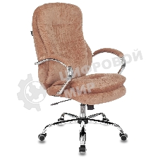 Кресло Бюрократ T-9950SL Fabric Velvet 90 светло-коричневый, ткань