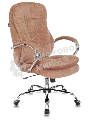 Кресло Бюрократ T-9950SL Fabric Velvet 90 светло-коричневый, ткань