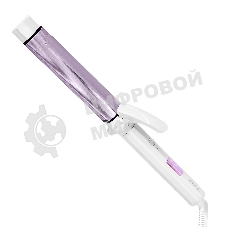 Щипцы для завивки волос Centek CT-2097 белый/сиреневый, 32 мм, 210 °C, 5 режимов