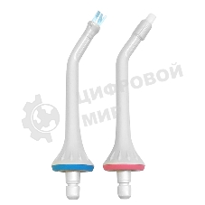 Набор универсальных сменных насадок QUMO QHI-1 (ортодонтическая насадка + насадка с щетинками) для ирригаторов полости рта 