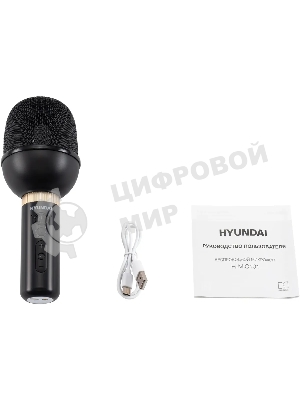 Микрофон беспроводной Hyundai H-MIC101 черный